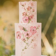 Impasto Painting Style Cake Decoration