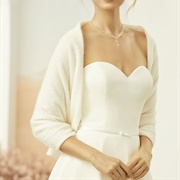 Cashmere Shawl With Wedding Dress