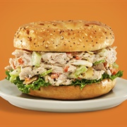 Bagel With Spicy Chicken Salad