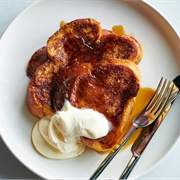 Cinnamon Sugar Challah French Toast