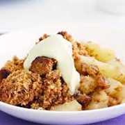 Apple and Sultana Crumble