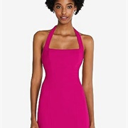 Straight Neck With Halter Straps