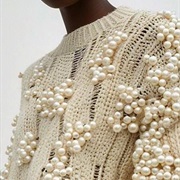 Pearl Embellished Sweater