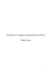 Doften Av Brinnande Eukalyptus (Mikael Wiström)