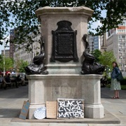 Empty Plinth of the Colston Statue