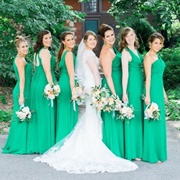 Kelly Green Bridesmaid Dresses
