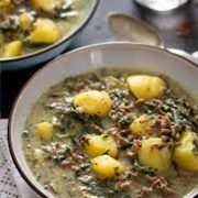 Curried Beef & Potato Soup