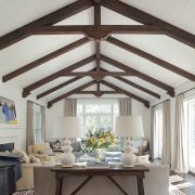 Vaulted, Exposed Beam Ceiling