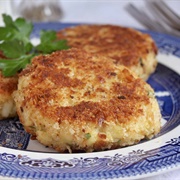 Smoked Haddock and Cod Fishcake