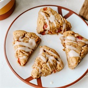 Almond Flour Strawberry Scone