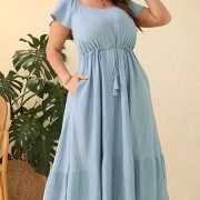 Drawstring Waist With Tassels