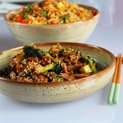 Crispy Ginger Beef and Broccoli