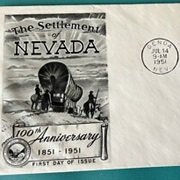 First Day Cover the 100th Anniversary of the First Nevada Settlement