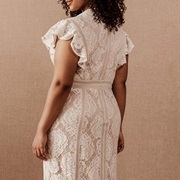 Vertical Ribbon Detailing Over Dress