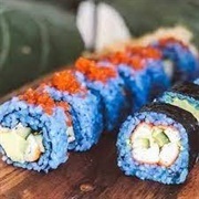 Light Blue Soy Paper Sushi