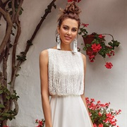 Top Made of Bead Strings