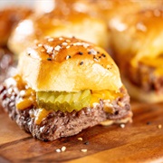 Bacon and Cheese Sliders