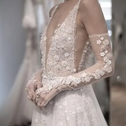 3D Flower Decoration on Gloves