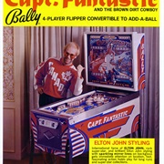 Elton John Captain Fantastic Pinball Machine