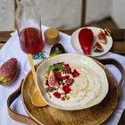 Prickly Pear Tapioca Pudding