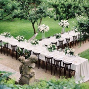 T-Shaped Wedding Reception Table