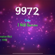 #9985 I Will Survive by Cake