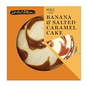 Fruity and Sticky Banana and Salted Caramel Cake