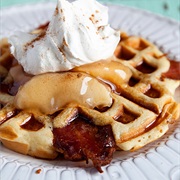 Apple Bacon Waffles