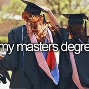 Get My Master Degree
