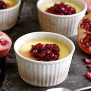 Pomegranate Custard