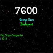 #9288 Budapest by George Ezra