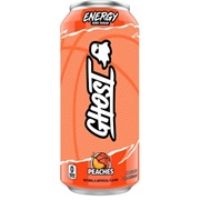 Ghost Energy Peaches (March Madness Basketball Texture) Drink