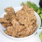 Garlic and Sesame Crackers