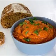 Caraway Rye Bread With Mushroom Zacuscă