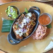 Garlicky Red Bean Refritos