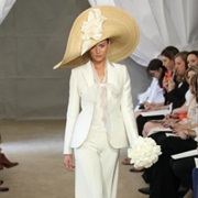 Oversized Bridal Hat