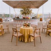 Small Tables Scattered Around Reception
