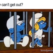 Smurfs Can't "Escape" Cage