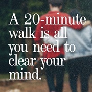 Walking to Clear Your Mind