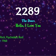 #7922 Hello, I Love You by the Doors