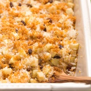 Slow-Cooked Rice Pudding With Butterscotch Apples