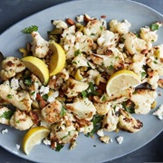 Roasted Cauliflower With Sweet Chermoula and Yogurt