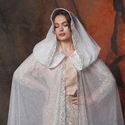 Cape With Opaque Hood