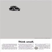 "Think Small" - Volkswagen (1959)