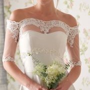 Off-Shoulder Sleeves Bodice Cover