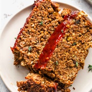Mushroom Lentil Loaf With Cranberries