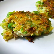 Potato and Green Bean Cakes