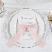 Bow at Place Setting