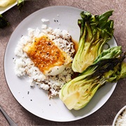 Miso Salmon and Farro Bowl