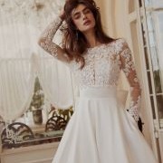 Beaded Lace Bodice, Wedding Dress